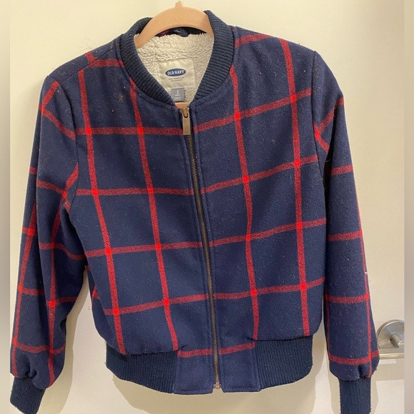 Old Navy navy bomber jacket - Picture 3 of 4